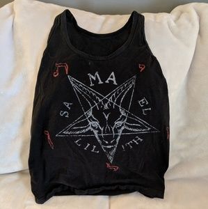 Black Craft Cult Goat Tank Top